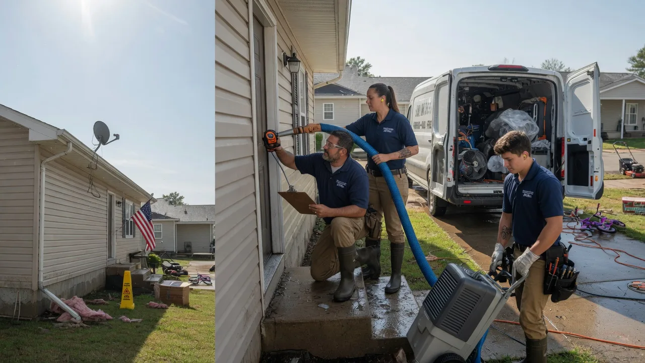 Ceiling Water Damage Restoration in Sharpsville, PA near me